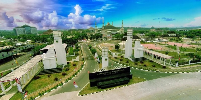 Kompleks Pemerintah Provinsi Banten sebagai ilustrasi layanan aset daerah